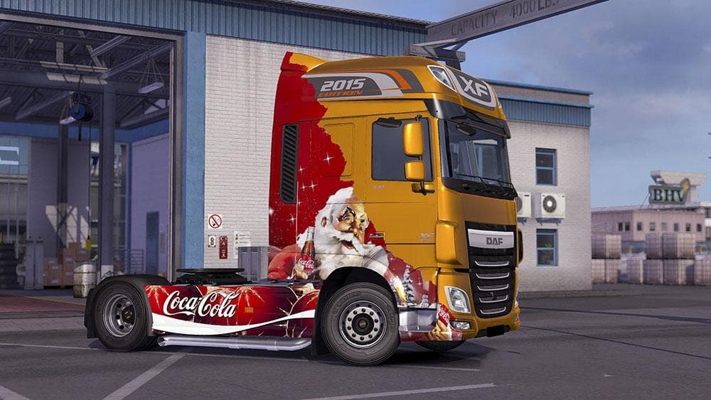 DAF XF EURO 6 2015 COCA COLA EDITION SKIN 1.22 – Skins mod for Euro Truck Simulator 2