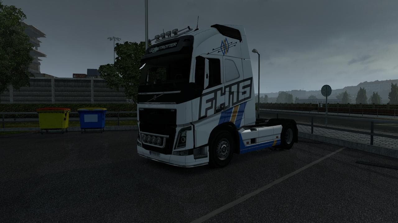 VOLVO FH16 2012 STRIPE SKIN 1.22.X – Skins mod for Euro Truck Simulator 2