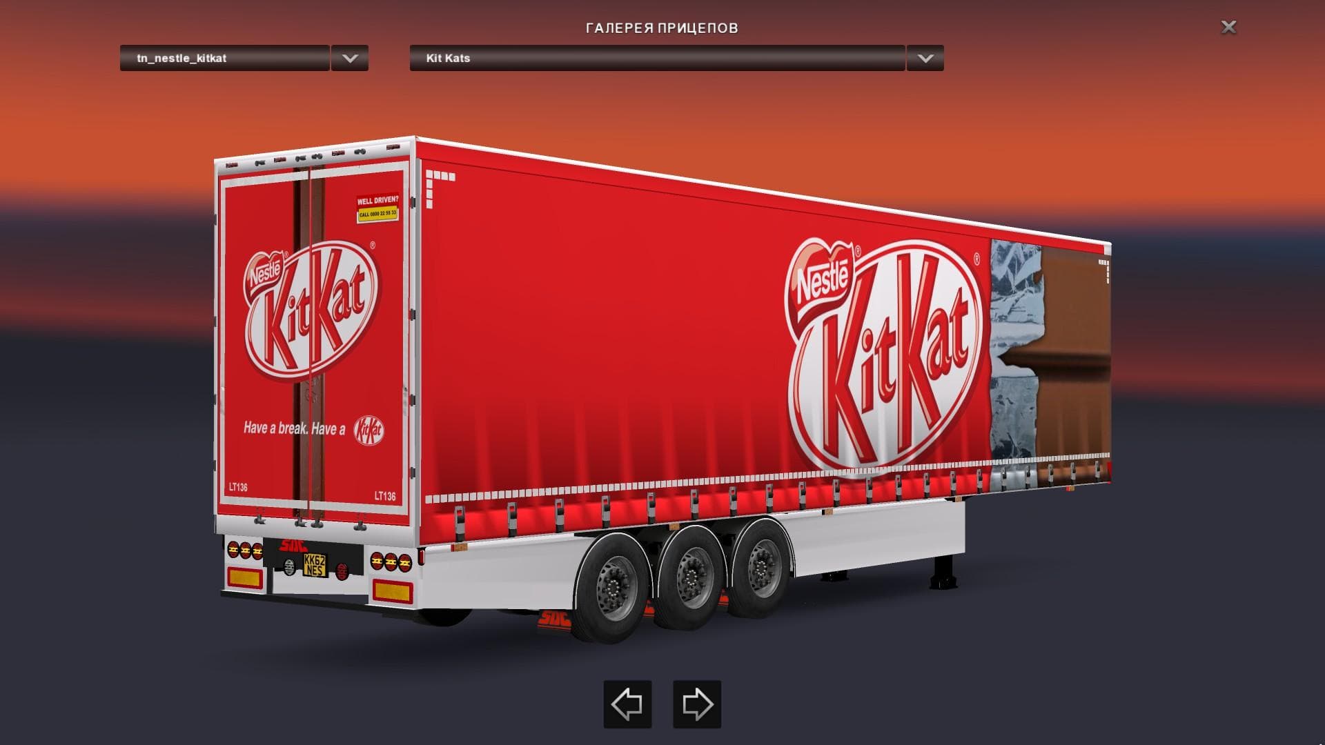 NESTLE TRAILERS PACK 1.22.X - ETS2 mods download – trailers screenshot 2