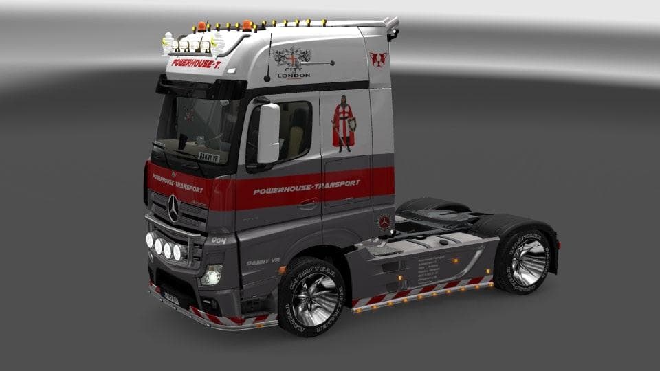 MERCEDES ACTROS MPIV POWERHOUSE SKIN – Skins mod for Euro Truck Simulator 2