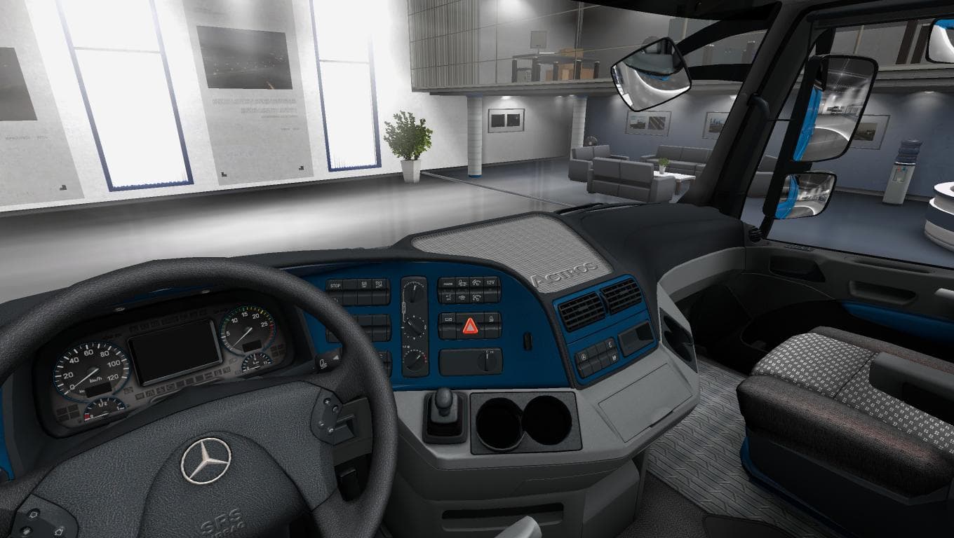 MERCEDES ACTROS MP3 PAINT INTERIOR 1.22.X – Other mod for Euro Truck Simulator 2