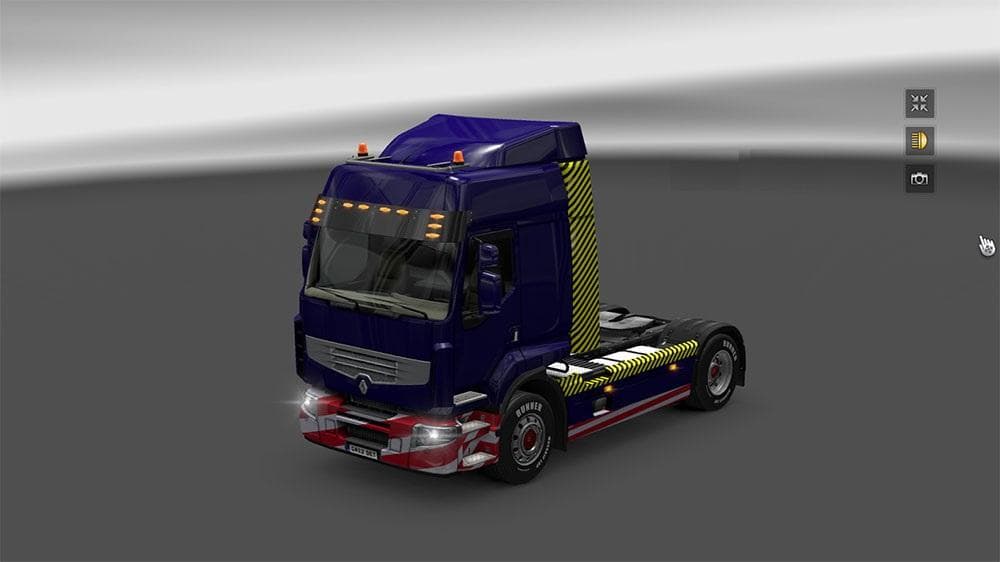 RENAULT HEAVY TRANSPORT PACK V1.0 – Skins mod for Euro Truck Simulator 2