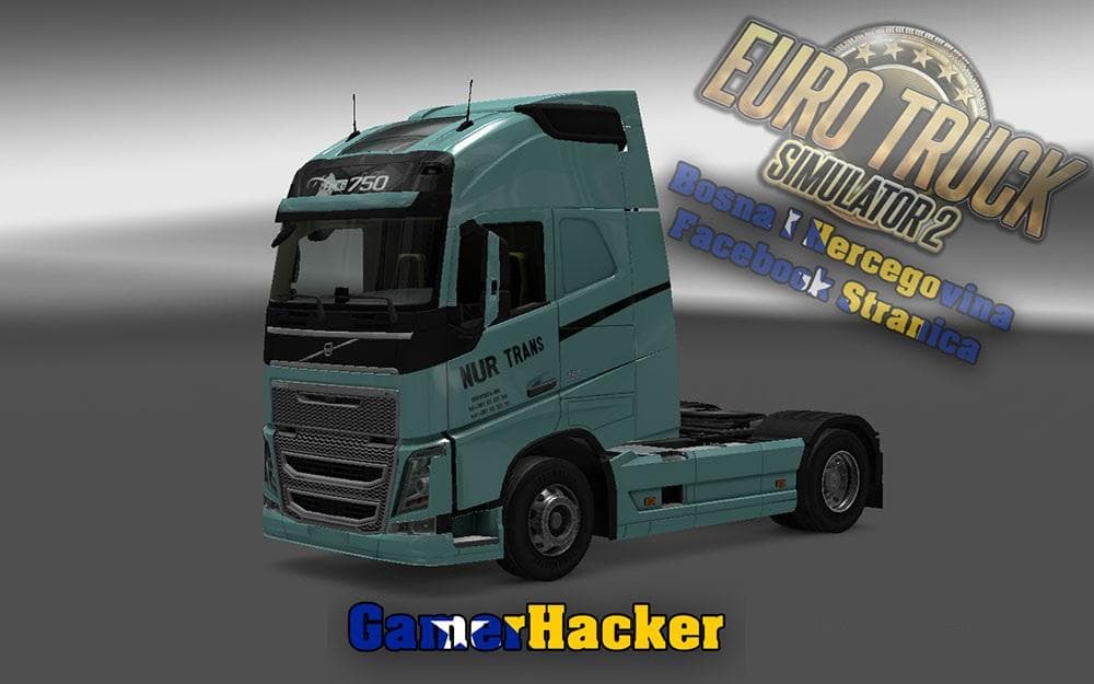 VOLVO FH NUR TRANS GREEN SKIN – Skins mod for Euro Truck Simulator 2
