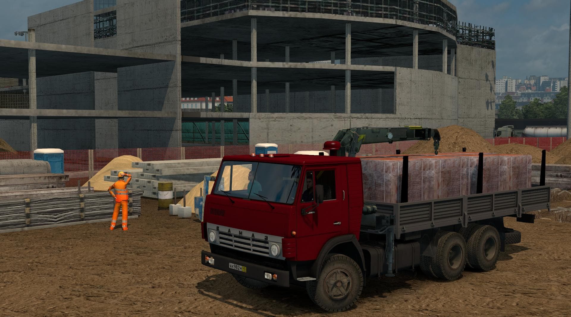 KAMAZ 53212 + SZAP 83571 V3.0 1.21.X - ETS2 mods download – trucks screenshot 2