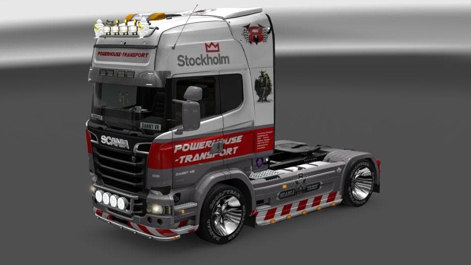 POWERHOUSE SCANIA STREAMLINE R730 SKIN – Skins mod for Euro Truck Simulator 2