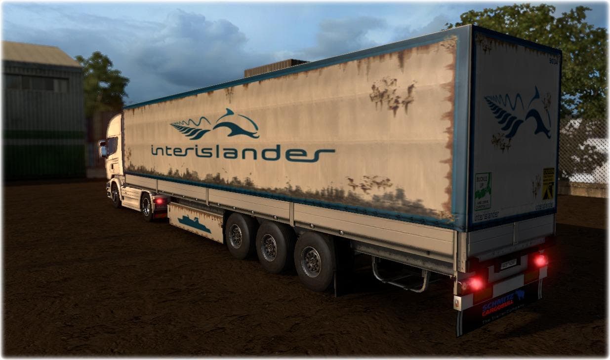 INTERISLANDER FERRY TRAILER PACK - ETS2 mods download – trailers screenshot 2