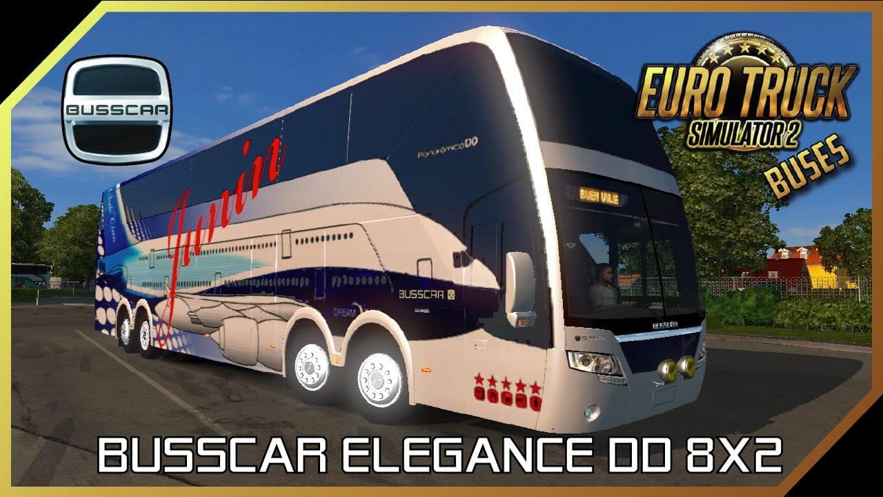 BUSSCAR ELEGANCE PANORAMICO DD 8X2 – Trucks mod for Euro Truck Simulator 2