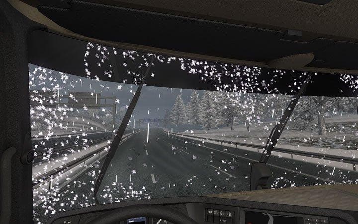 SNOW WINTER MODS 1.22.X – Maps mod for Euro Truck Simulator 2