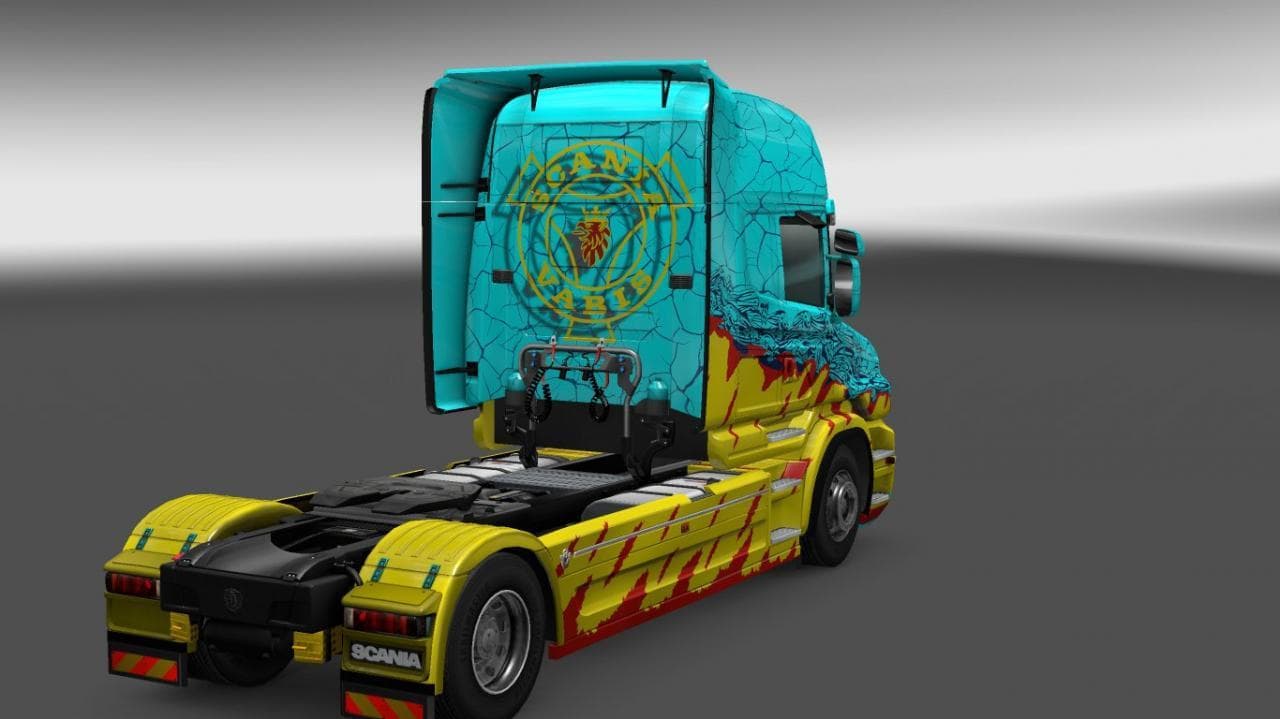 SCANIA T TOPLINE SKIN 1.22.X - ETS2 mods download – skins screenshot 2