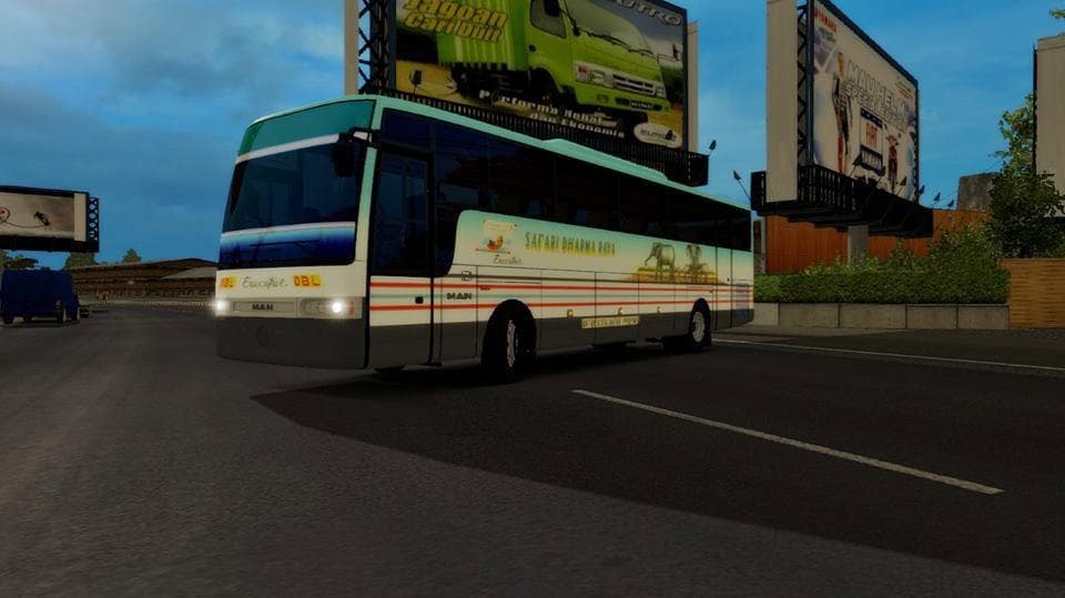 ADIPUTRO VANHOOL V1.0 – Buses mod for Euro Truck Simulator 2
