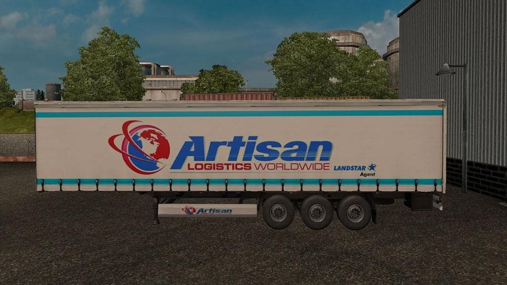 ARTISAN LOGISTIC TRAILER HD – Trailers mod for Euro Truck Simulator 2