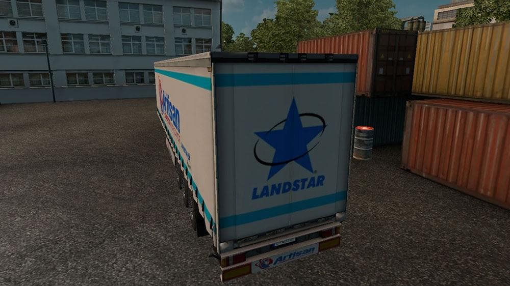 ARTISAN LOGISTIC TRAILER HD - ETS2 mods download – trailers screenshot 2