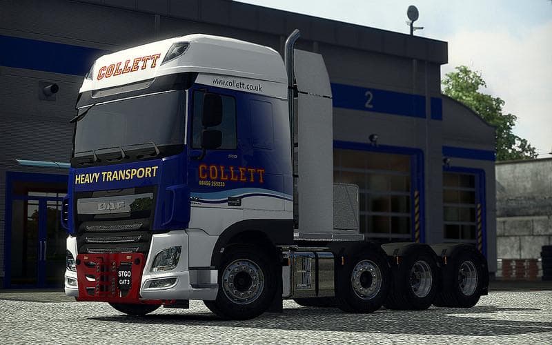HEAVY HAULAGE CHASSIS ADDON FOR DAF E6 1.5 – Parts mod for Euro Truck Simulator 2