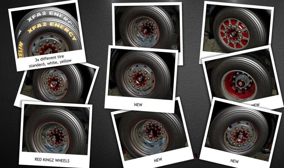 V8K SCANIA MICHELIN WHEELS FOR 1.22+ – Parts mod for Euro Truck Simulator 2