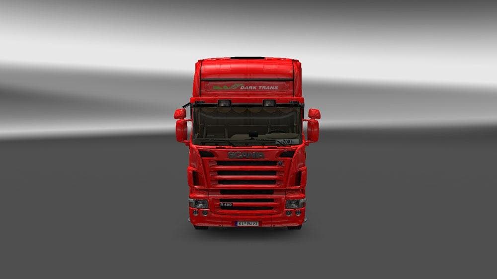 SCANIA R2008 50K DARK TRANS RED SKIN - ETS2 mods download – skins screenshot 2