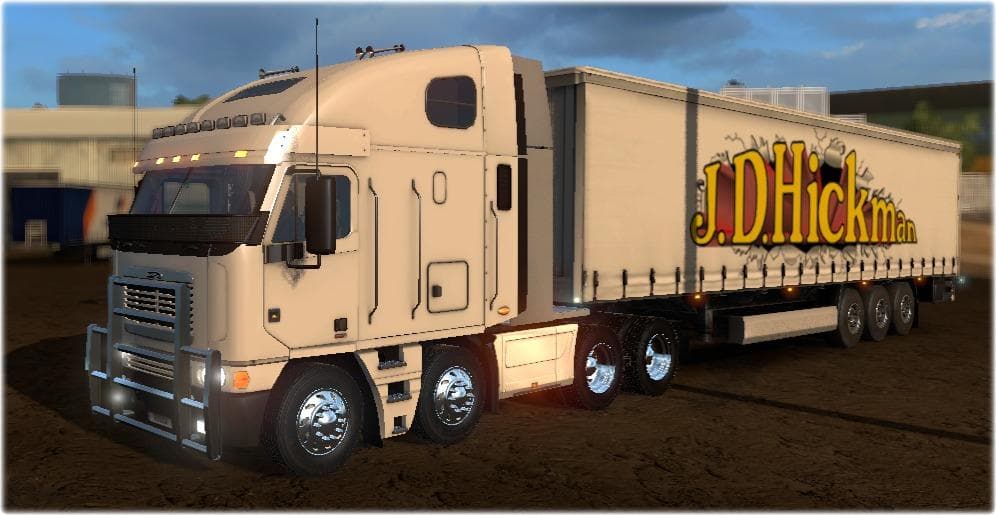 J.D.HICKMAN TRAILER 1.22.X – Skins mod for Euro Truck Simulator 2