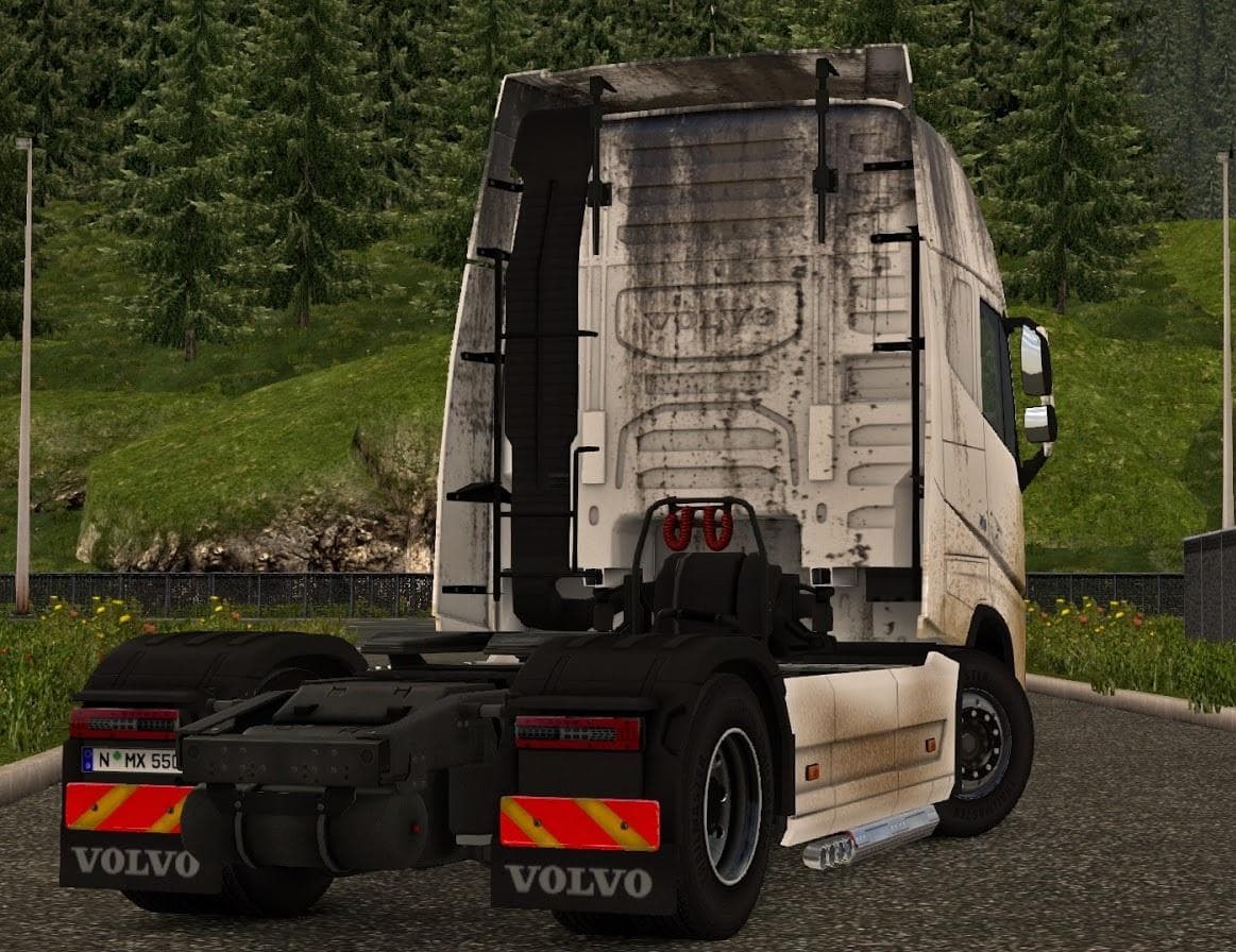 VOLVO 2012 DIRTY SKIN 1.22.X - ETS2 mods download – skins screenshot 2
