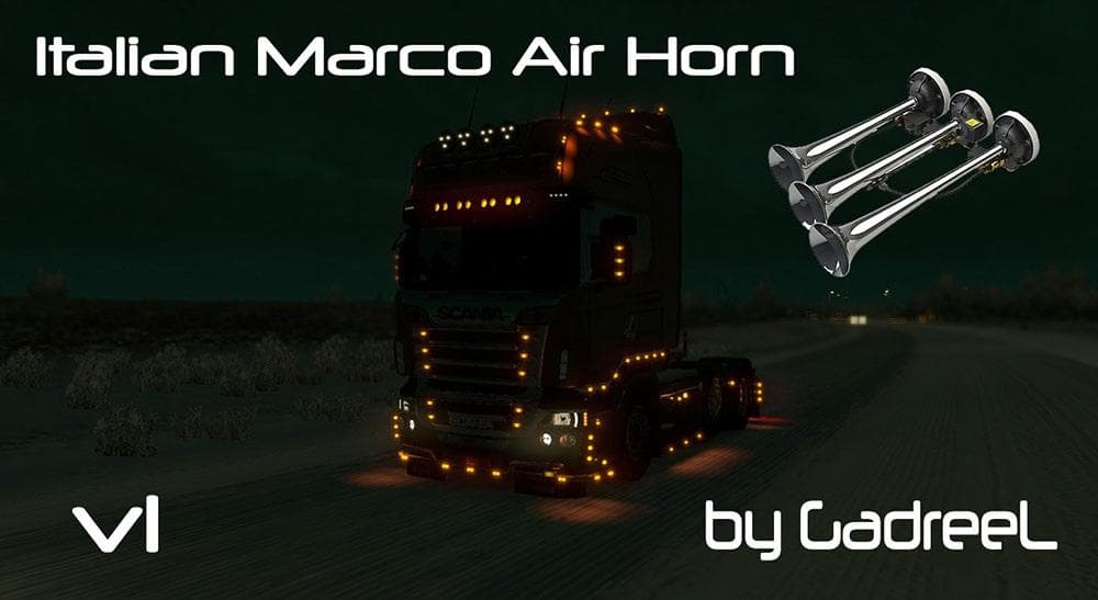 ITALIAN MARCO AIR HORN – Sounds mod for Euro Truck Simulator 2