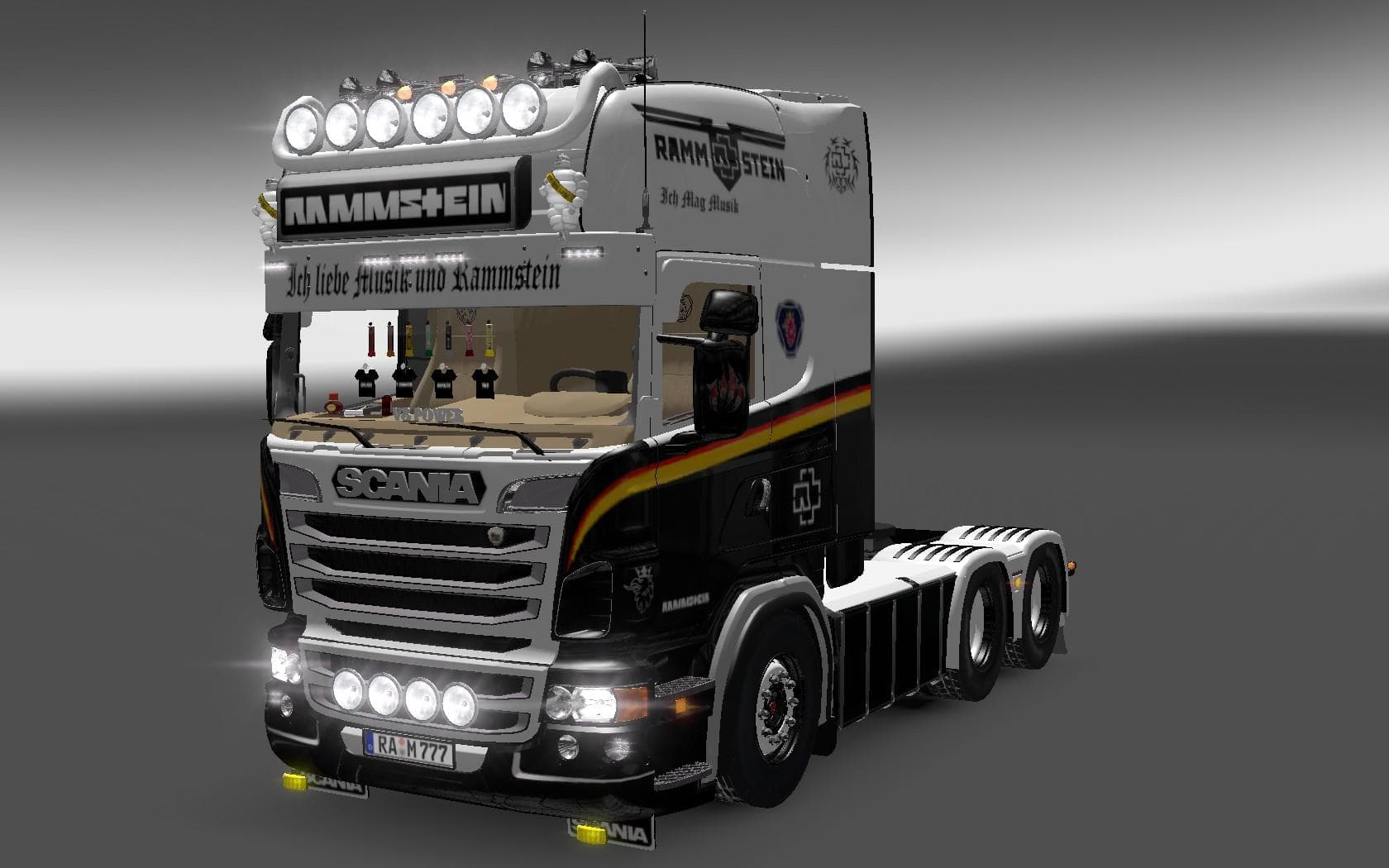 Scania R730 RAMMSTEIN 1.22 - ETS2 mods download – skins screenshot 2