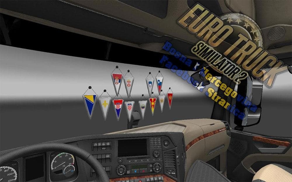 Balkan Cabin Accessory Pack – Parts mod for Euro Truck Simulator 2