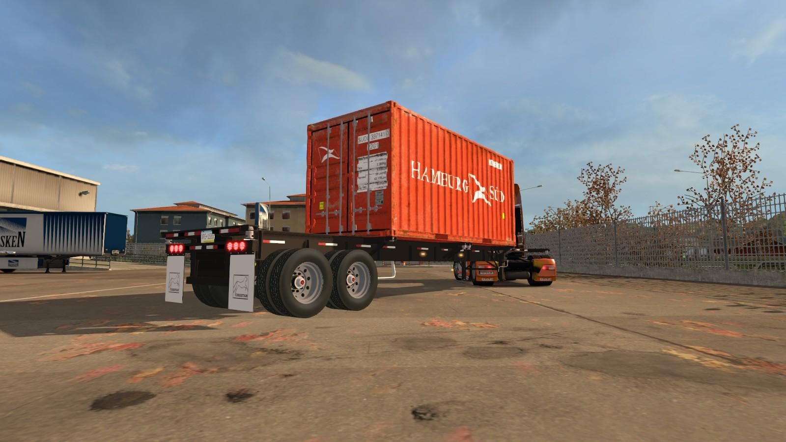 Container Hamburg 1.22.x – Trailers mod for Euro Truck Simulator 2