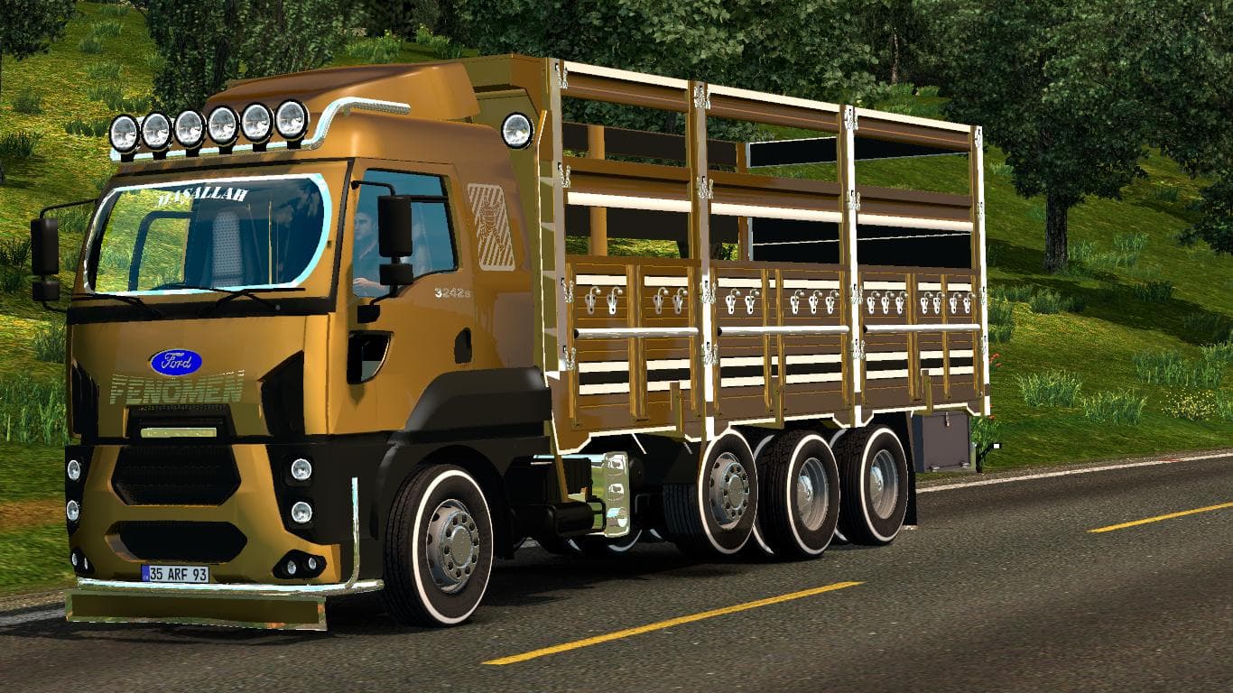 FORD CARGO 3242S 8X4 PICKUP 2016 V1.0 – Trucks mod for Euro Truck Simulator 2