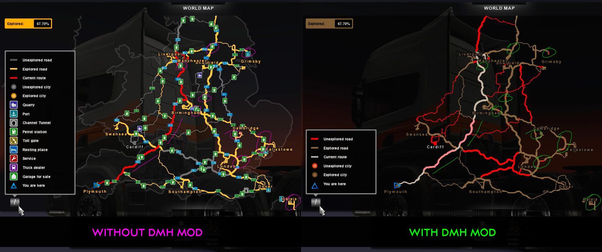 Discovery Map Helper v1.3 – Maps mod for Euro Truck Simulator 2