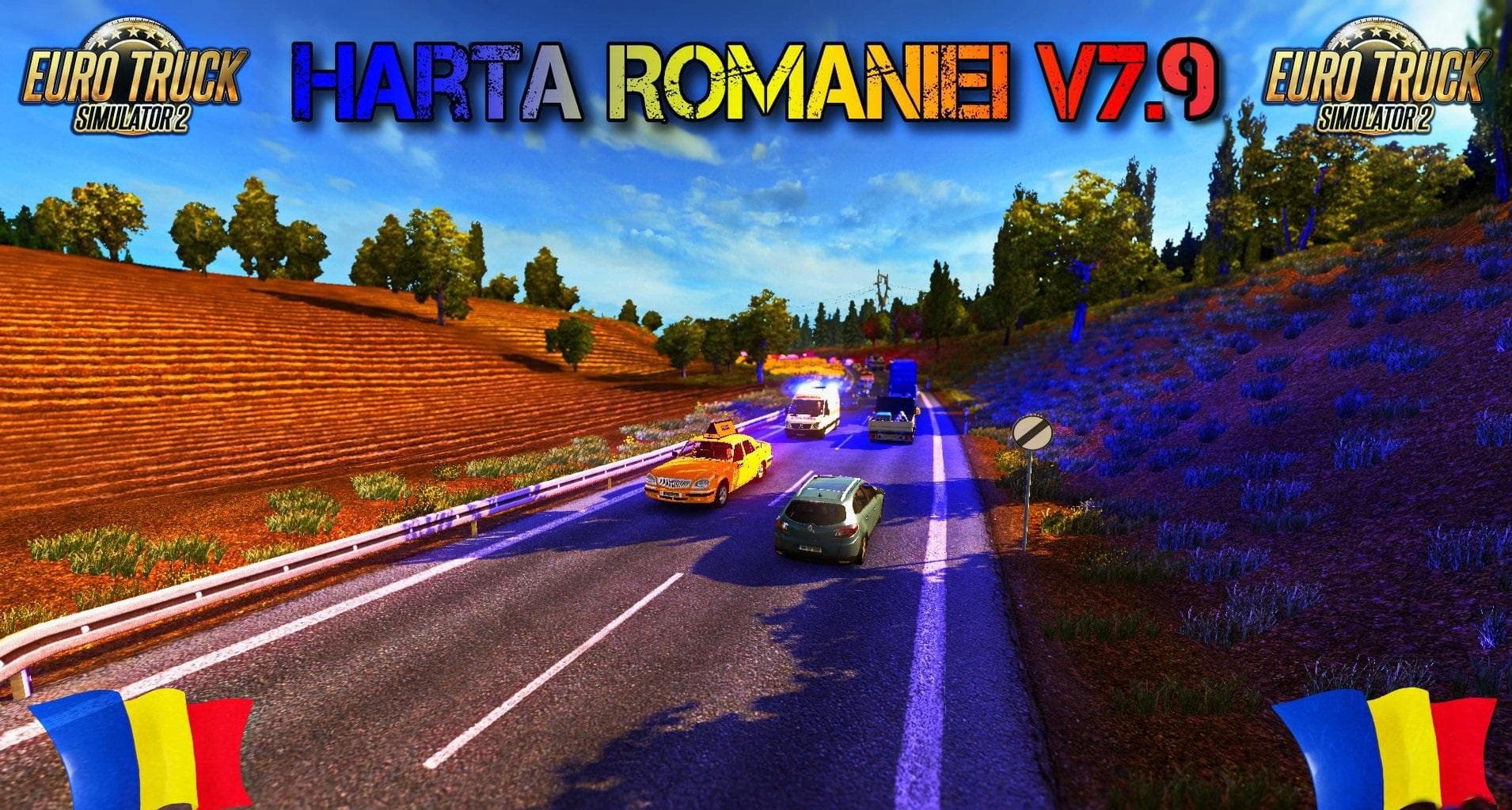 Romanian Map v7.9 – Maps mod for Euro Truck Simulator 2