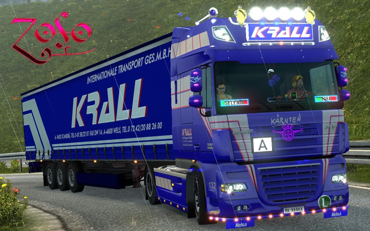Trailer- Krall internationale transport – Trailers mod for Euro Truck Simulator 2