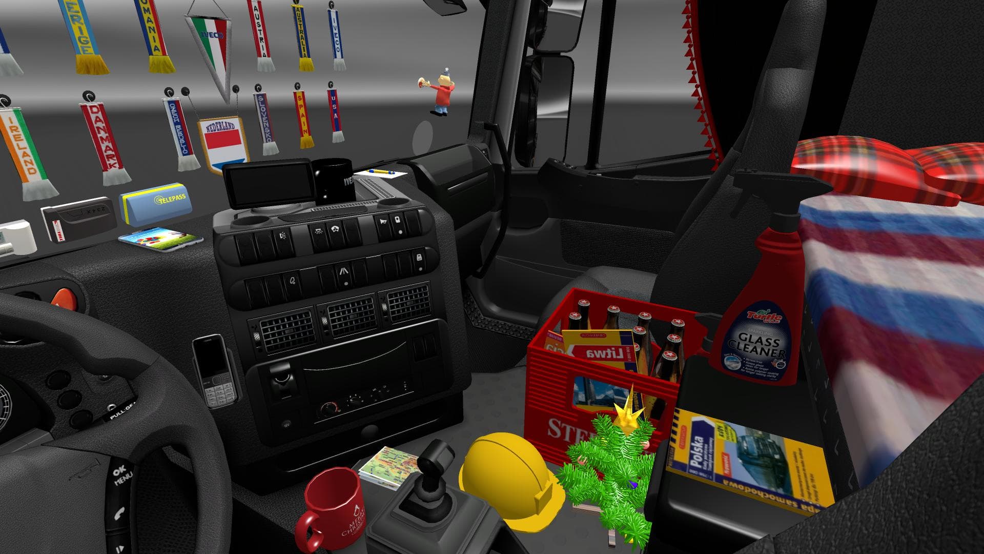 ADDONS FOR DLC CABIN V3.6 – Parts mod for Euro Truck Simulator 2