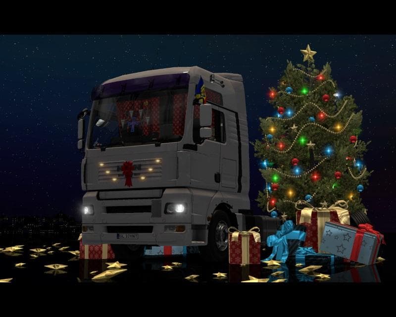 CHRISTMAS DLC FOR MAN TRUCKS V1.22.X – Skins mod for Euro Truck Simulator 2