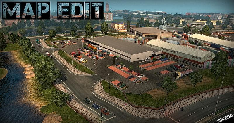 50K MAPEDIT - SELLPLAN REPLACEMENT V1.0 – Maps mod for Euro Truck Simulator 2