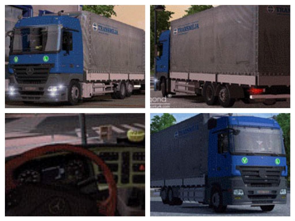 MERCEDES ACTROS 1844 MPII TANDEM 2.3 – Trucks mod for Euro Truck Simulator 2