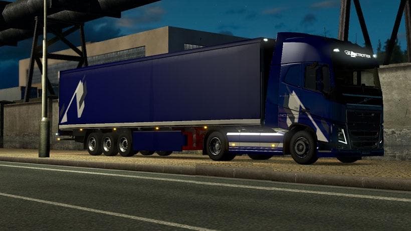 BLUE DARK STRIPES COMBO PACK V2 – Skins mod for Euro Truck Simulator 2