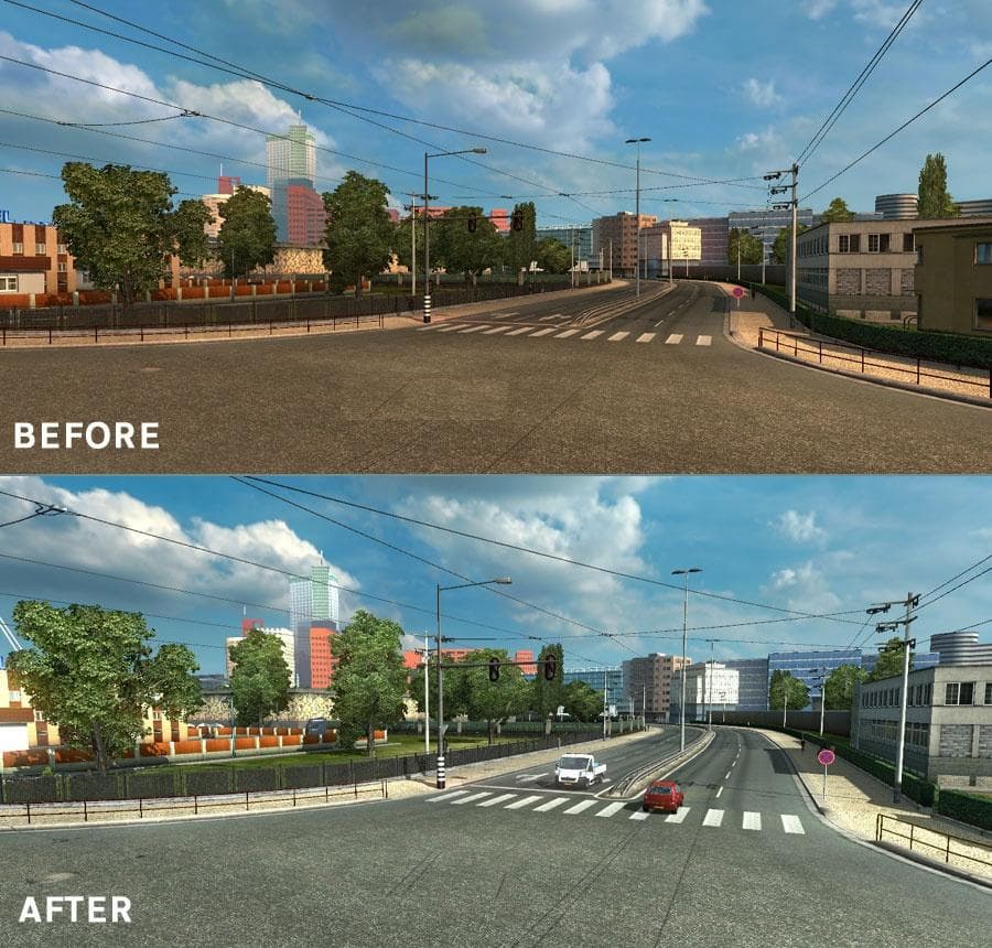 WEATHER IMPROVEMENTS V2.1 FOR PROMODS V2.0 – Maps mod for Euro Truck Simulator 2
