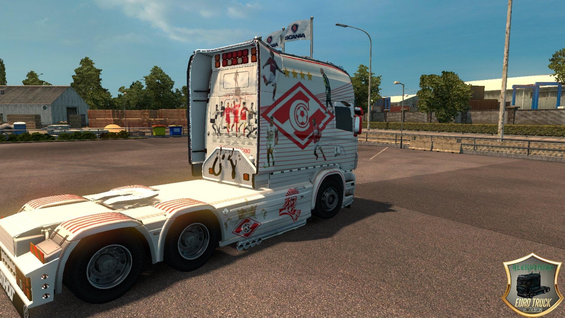 SCANIA RJL LONGLINE SPARTAK V2 SKIN 1.22 - ETS2 mods download – skins screenshot 2