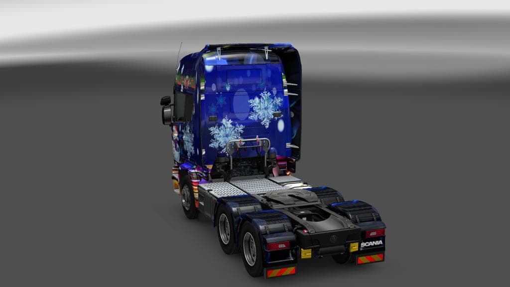 SCANIA STREAMLINE NEW YEAR 2016 SKIN 1.22 - ETS2 mods download – skins screenshot 2