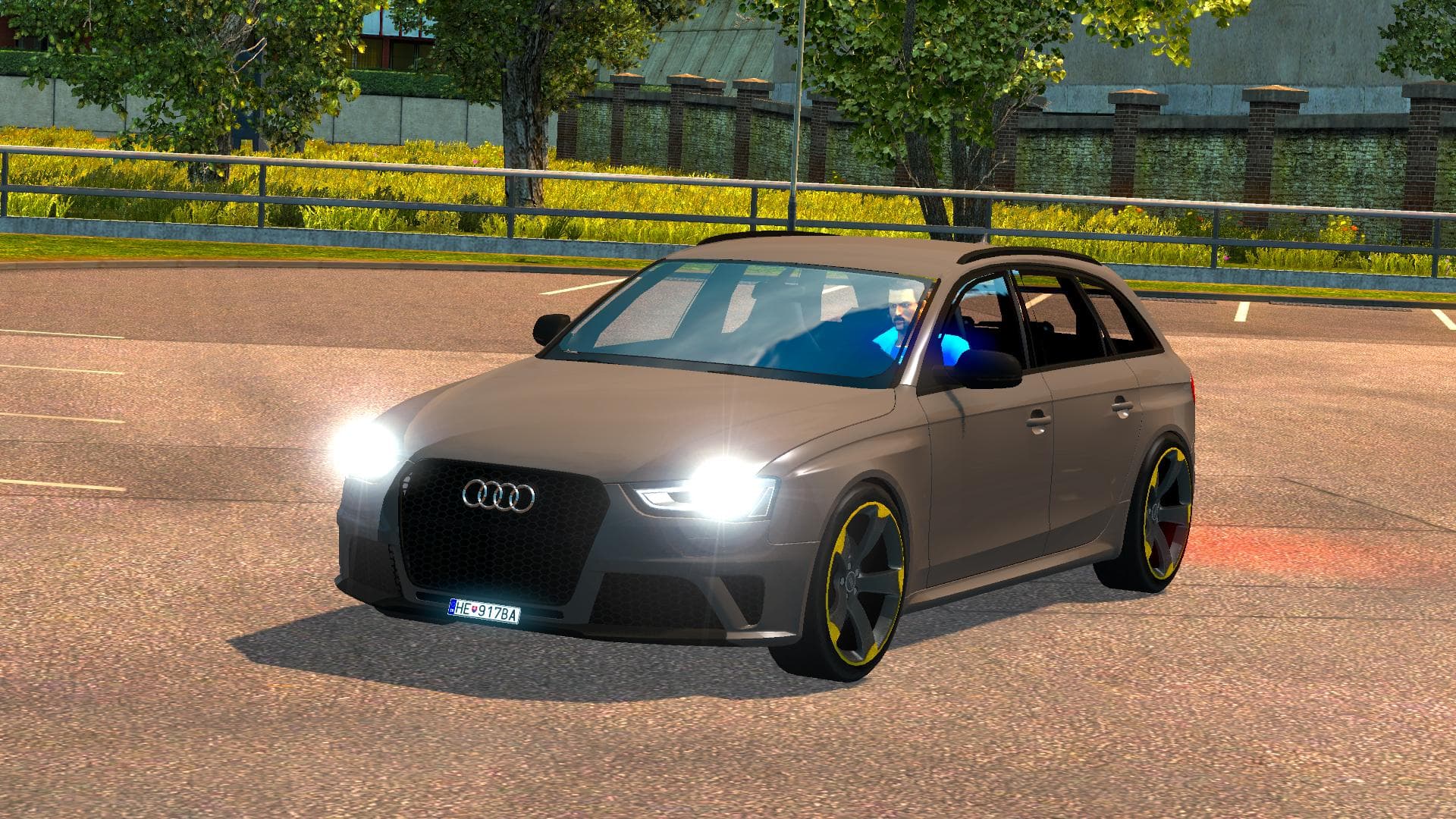AUDI RS4 UPDATED – Parts mod for Euro Truck Simulator 2