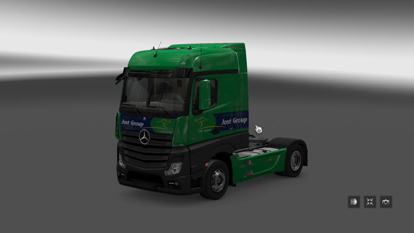 JOST GROUP MERCEDES MP4 (EURO 6) 1.22.X – Parts mod for Euro Truck Simulator 2