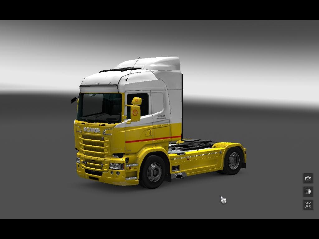 SHELL/SCHENK SCANIA RJL + TRAILER STANDALONE – Trailers mod for Euro Truck Simulator 2