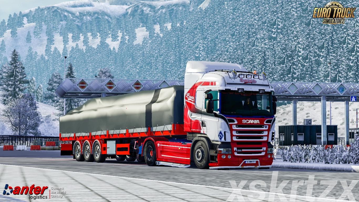 BANTER LOGISTIK RED BLOOD – Skins mod for Euro Truck Simulator 2