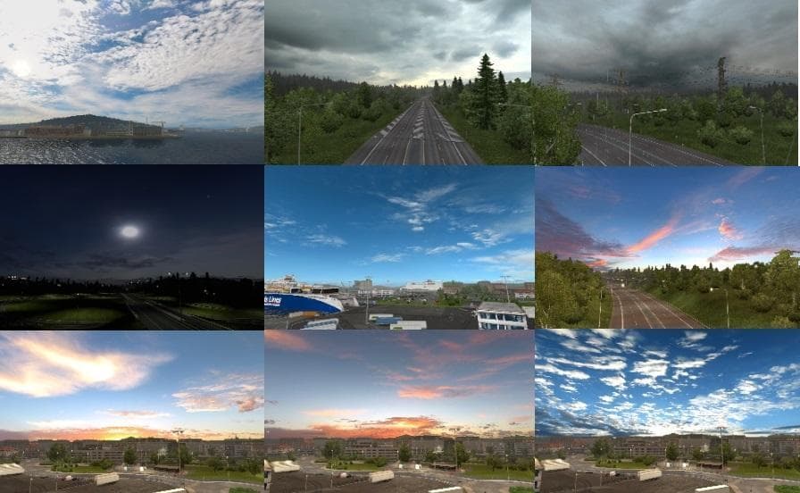 NEW WEATHER MOD BY PIVA FOR 1.22 (UPDATED) – Sounds mod for Euro Truck Simulator 2