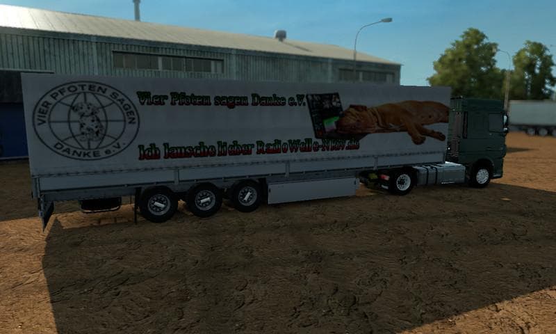 FOUR PAWS TRAILER V1.0 - ETS2 mods download – trailers screenshot 2