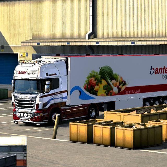 SCANIA PACK BANTER LOGISTIK FRESH & COLD – Skins mod for Euro Truck Simulator 2