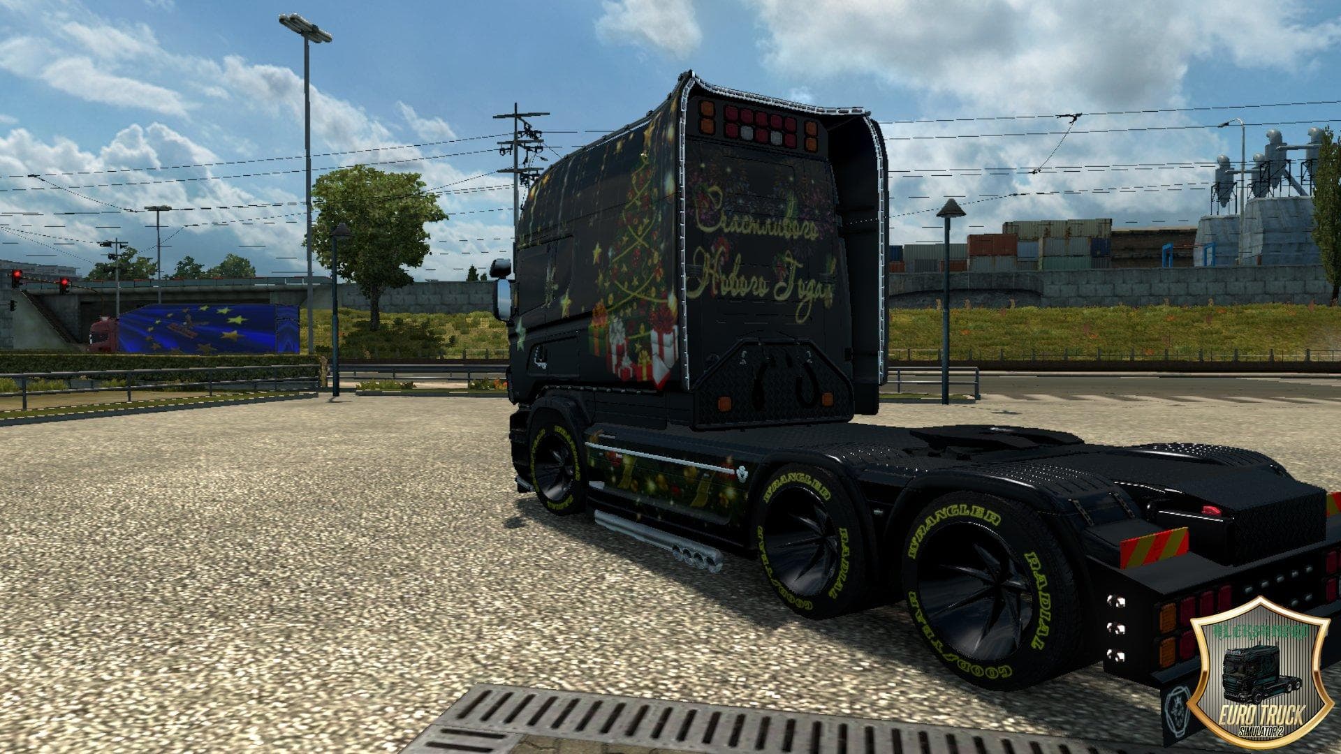 SCANIA RS FOR RJL HAPPY NEW YEAR SKIN - ETS2 mods download – skins screenshot 2