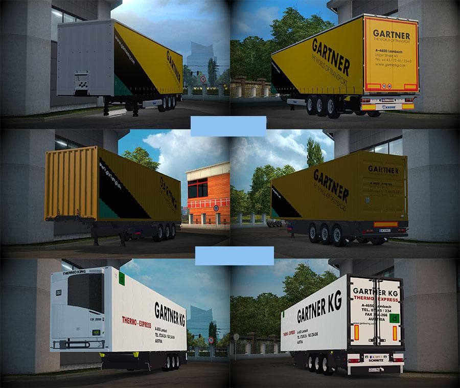 GARTNER KG TRAILER PACK 1.22.X - ETS2 mods download – trailers screenshot 2