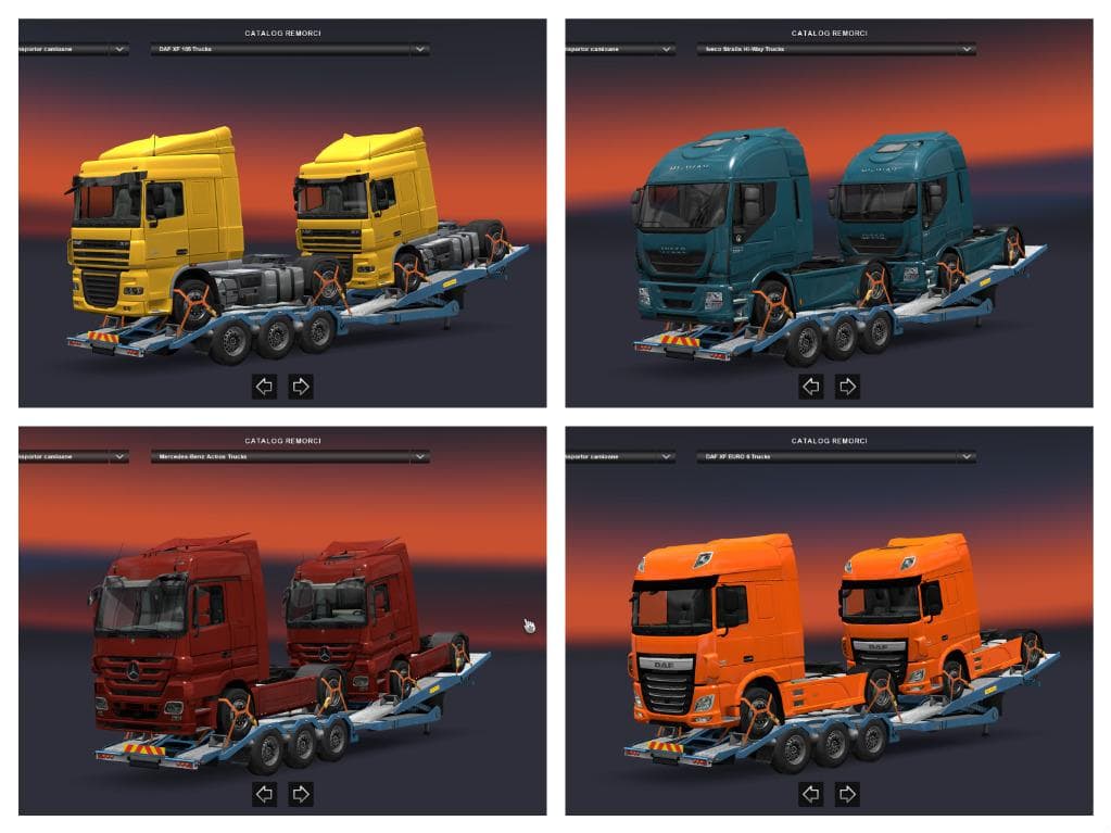 MORE TRUCK TRANSPORTER V2.0 – Trailers mod for Euro Truck Simulator 2
