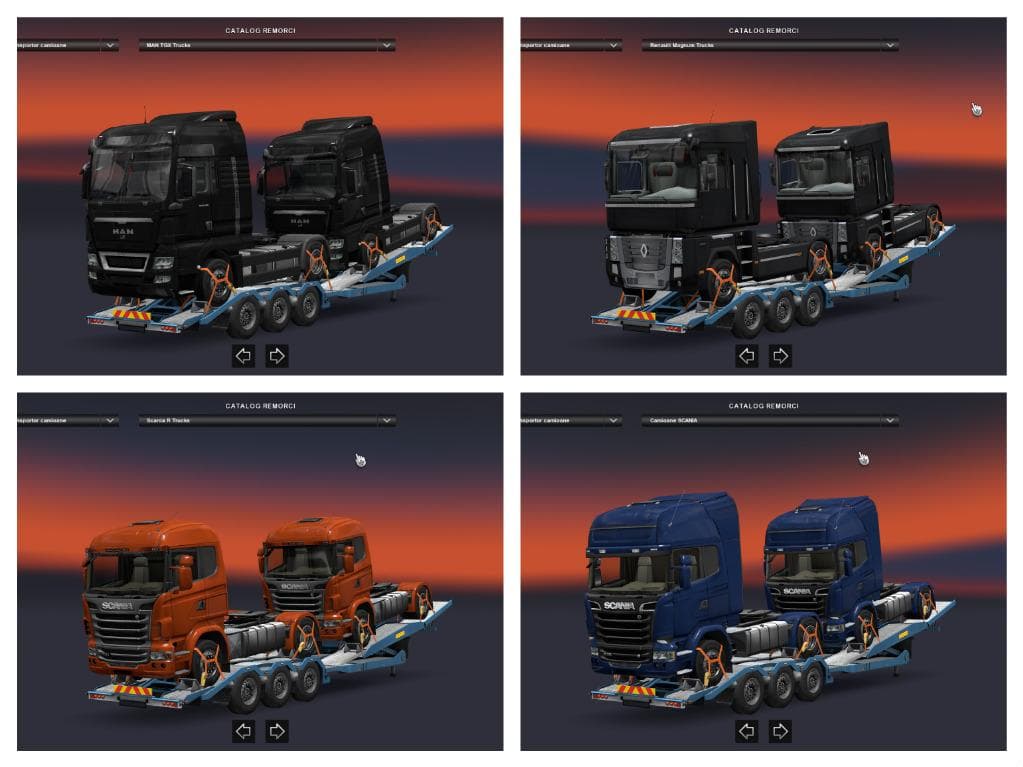 MORE TRUCK TRANSPORTER V2.0 - ETS2 mods download – trailers screenshot 2