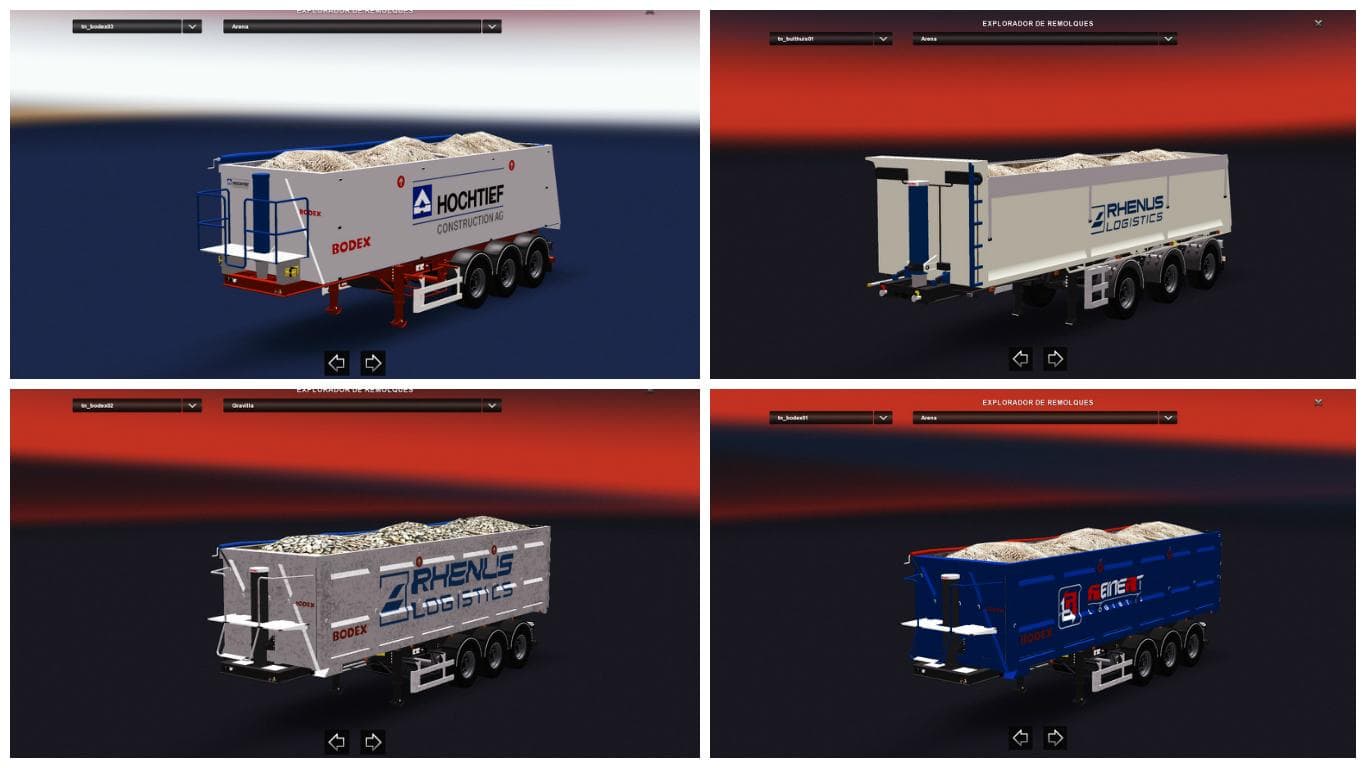 DUMPER PACK V1.0 – Parts mod for Euro Truck Simulator 2