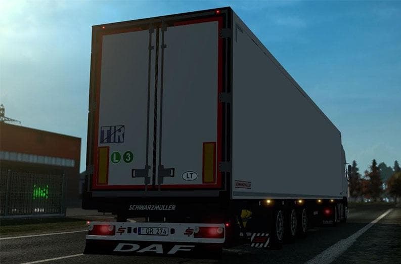 DAF XF95 & TRAILER 1.22.X - ETS2 mods download – parts screenshot 2